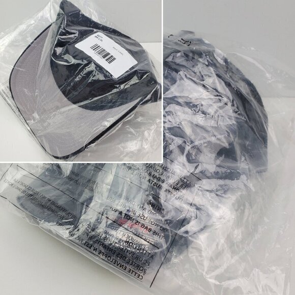 Flexfit Blank Black Hat 6277 Combed Twill Cap Men's L/XL New - Picture 4 of 8